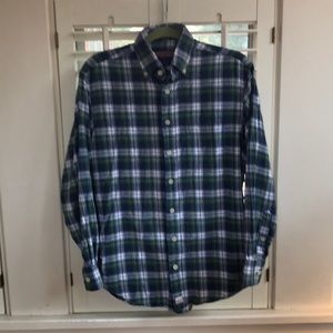 Vineyard Vines Blue Green Flannel Men’s Medium